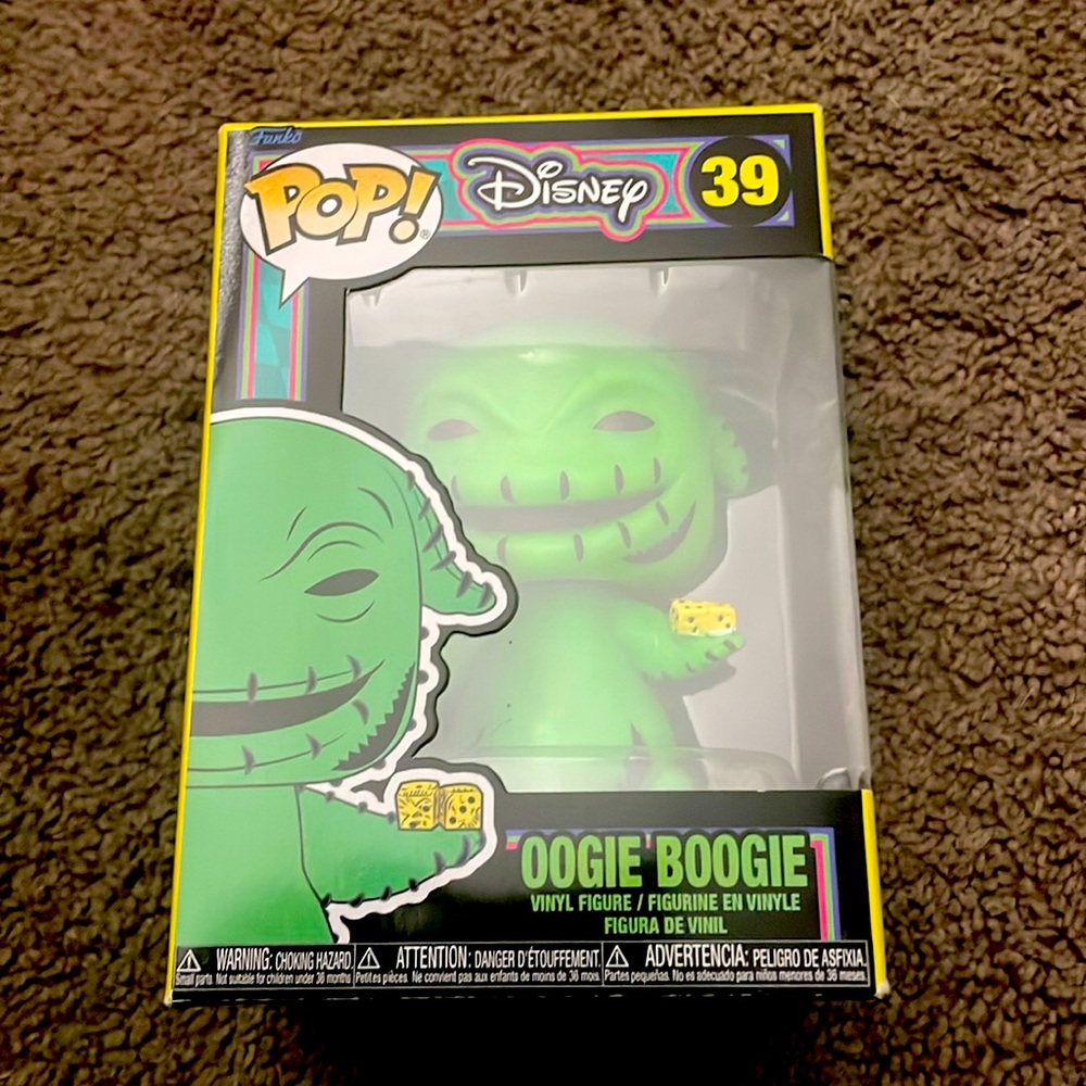 Oogie Boogie (Disney) FUNKO POP! (GLOW IN THE DARK)
